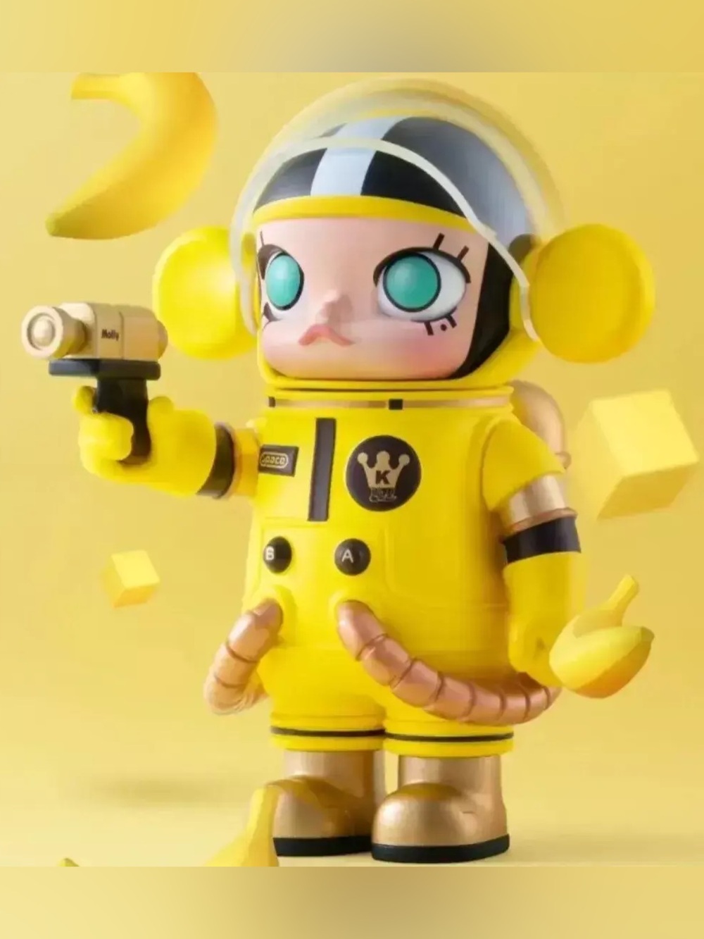 Pop Mart Space Molly 100% Series 2 Confirmed Banana‎ 2017